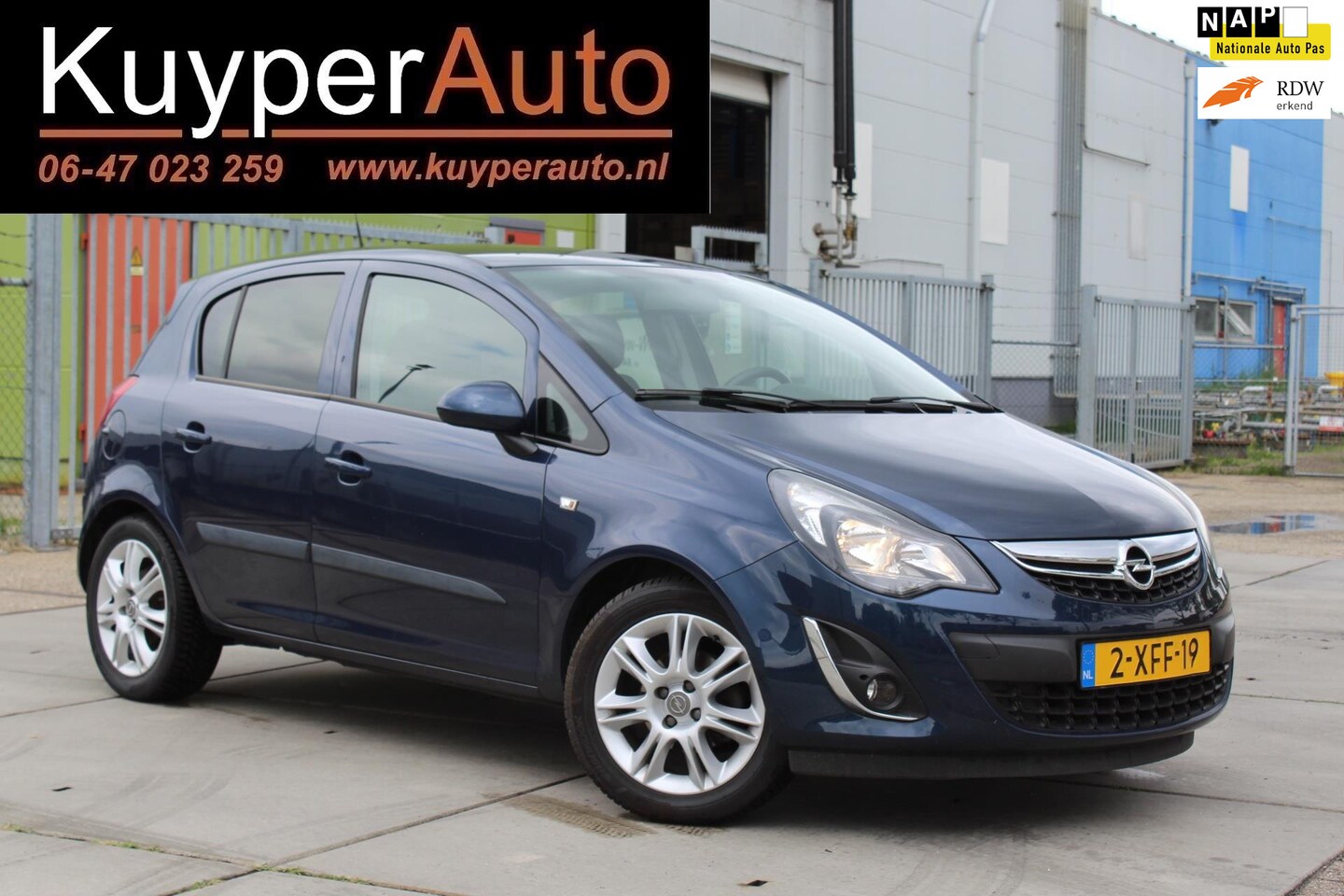 Opel Corsa - 1.2-16V BlitZ 5drs navi cruise parkeersensoren airco lm bluetooth - AutoWereld.nl