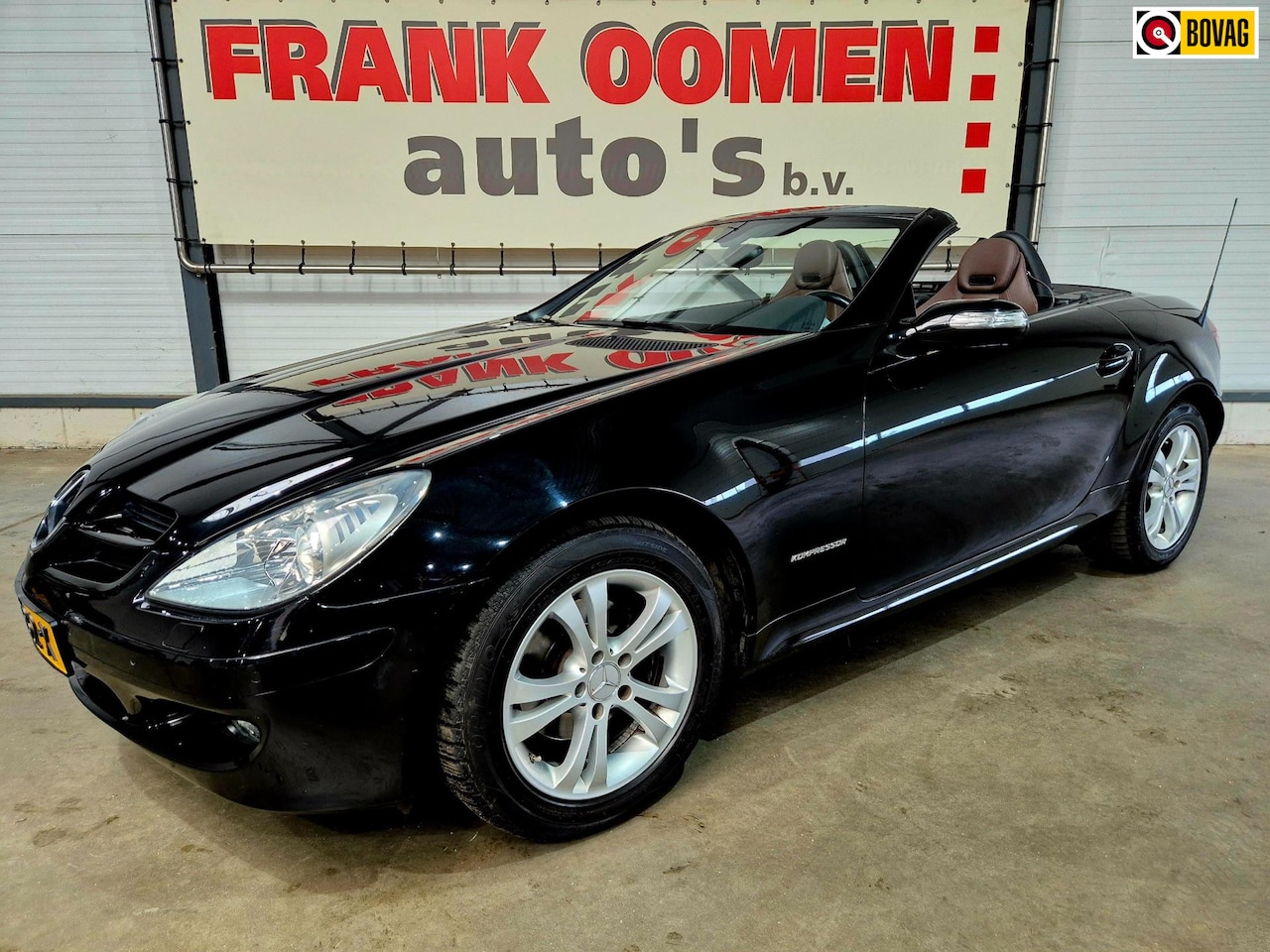Mercedes-Benz SLK-klasse - 200 K. Special Edition + Bi-Xenon|Leder|Climate control|Cruise|Stoel verw.|Airscarf|Harman - AutoWereld.nl