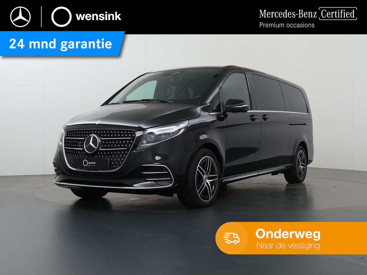 Mercedes-Benz V-klasse - 300d | XL L3 | AMG | 4MATIC | Dubbele Cabine | 360 CAMERA | DISTRONIC PLUS | LEDER ZWART " - AutoWereld.nl