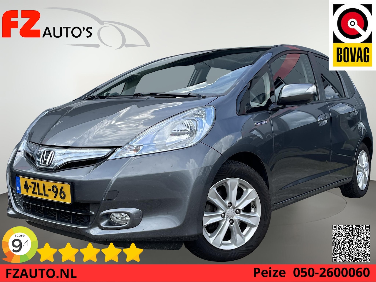 Honda Jazz - 1.4 Hybrid Exclusive - Trekhaak - Metallic - L.M Velgen - AutoWereld.nl