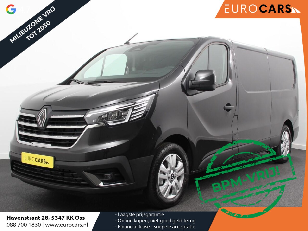 Renault Trafic - 2.0 Blue dCi 150 EDC T30 L2H1 Advance Navigatie Airco Lichtmetalen velgen Betimmering Trek - AutoWereld.nl