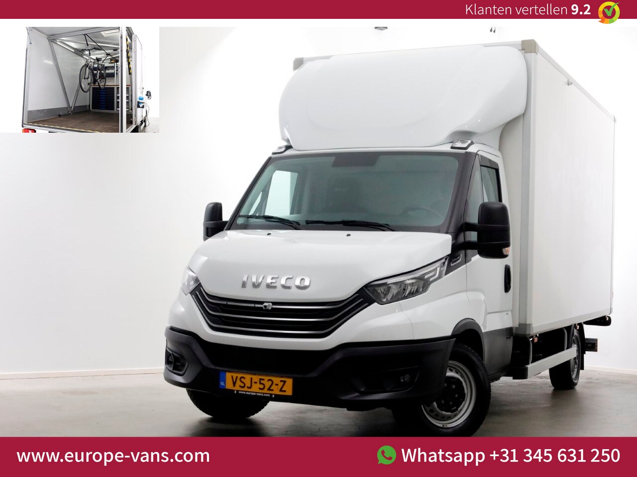 Iveco Daily - 35S16 160pk HiMatic Automaat Bakwagen met laadklep Mobiele fietswerkplaats 10-2022 - AutoWereld.nl