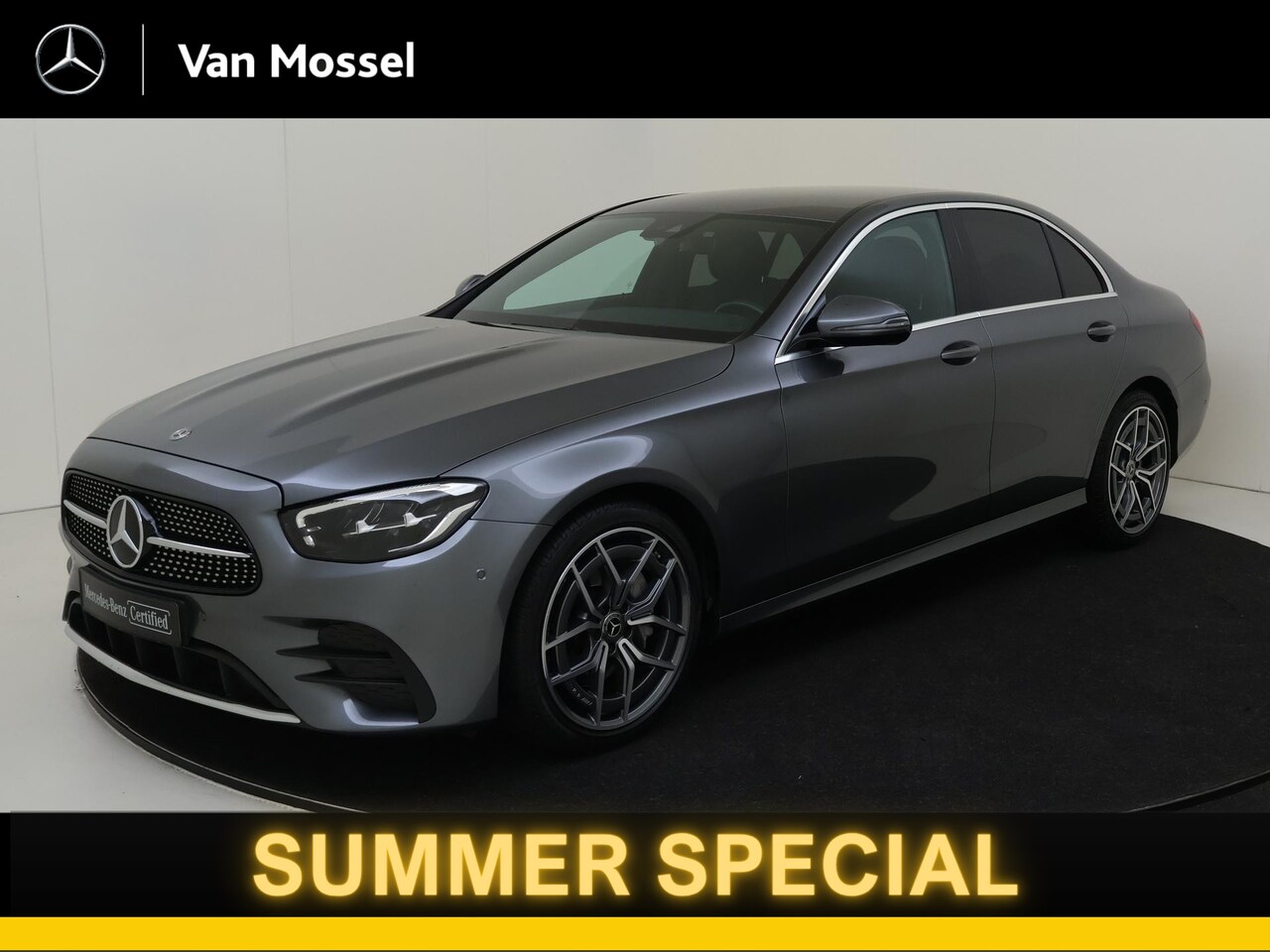 Mercedes-Benz E-klasse - 200 Business Solution AMG / Stoelverwarming / Achteruitrijcamera / Sfeerverlichting / - AutoWereld.nl