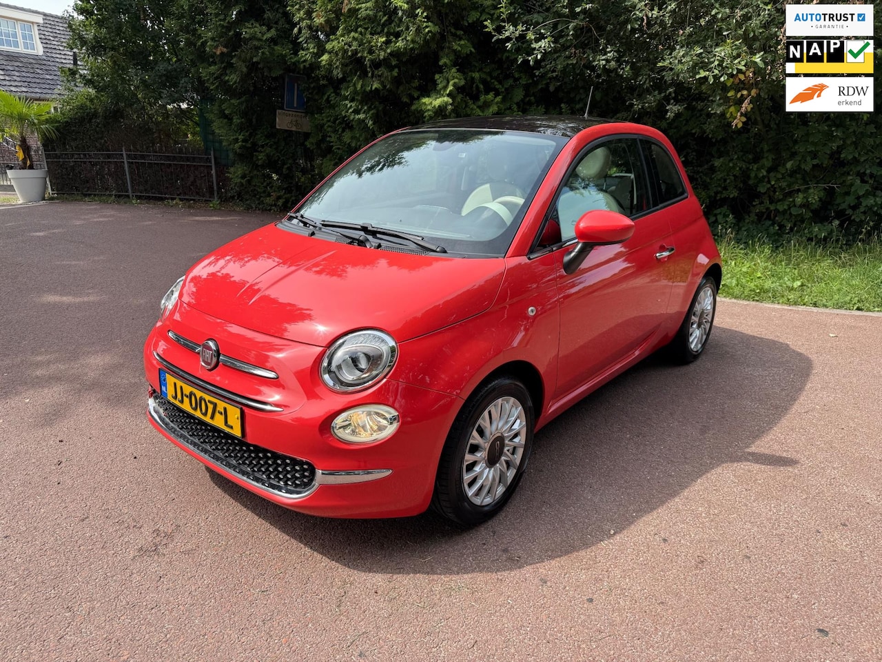 Fiat 500 - 1.2 Lounge / Navi / Pano / Airco / NAP / Apk / Lm - AutoWereld.nl