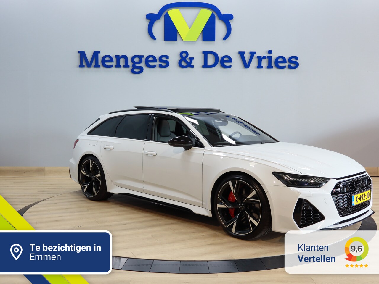 Audi RS6 - Avant TFSI quattro Dynamic Plus Keramisch | 4WS | Softclose | Panorama  | Laser | B&O | St - AutoWereld.nl