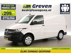 Volkswagen Transporter - 2.0 TDI L1H1 140PK Airco Cruise Carplay PDC 3 Persoons Elektrpakket