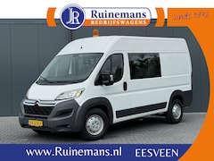 Citroën Jumper - 2.2 HDI 131 PK ZWAAR / L2H2 / 1e EIG. / 7-PERS DUBBELE CABINE / AIRCO / 3 TONS TREKHAAK /