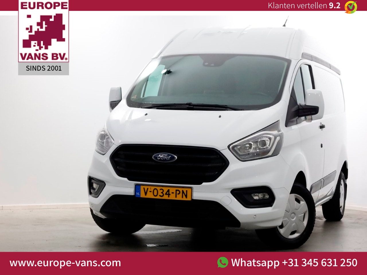 Ford Transit Custom - 2.0 TDCI 130pk E6 L1H2 Trend Airco/Camera/Navi 06-2018 - AutoWereld.nl