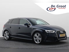 Audi A3 Sportback - 35 TFSI CoD Sport S Line Edition Leer/Stof, Climate, Cruise, Navigatie, Bluetooth, LED, Pr