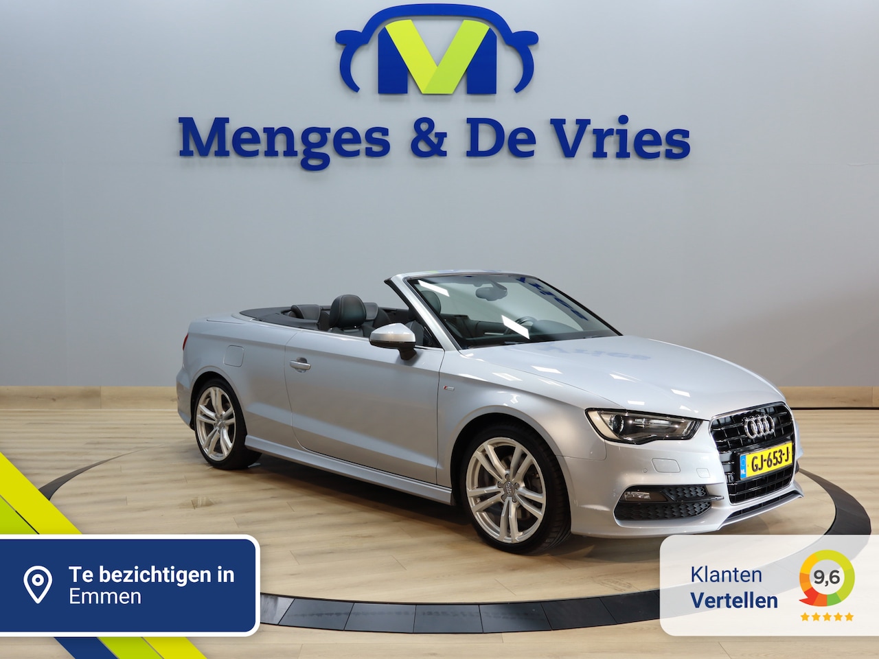 Audi A3 Cabriolet - 1.8 TFSI 180 PK Ambition Pro Line 3x S Line | Airco ECC | Nek\Stoel Verwarming | Cruise Co - AutoWereld.nl