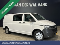 Volkswagen Transporter - 2.0 TDI L2H1 Dubbele Cabine Euro6 *Rijklaar Direct Rijden* Airco | 5-Zits | Navigatie | Tr