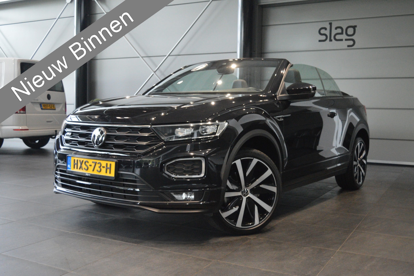 Volkswagen T-Roc Cabrio - 1.5 TSI 3X R-LINE Black Style navi cruise led 19 inch !! - AutoWereld.nl