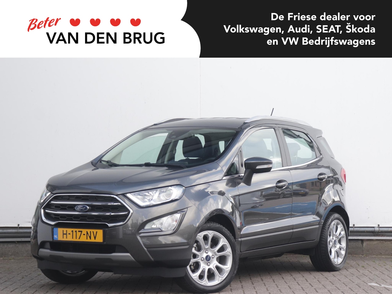 Ford EcoSport - 1.0 EcoBoost Titanium | Trekhaak | Stoel-, stuur-, en voorruitverwarming | Parkeersensoren - AutoWereld.nl