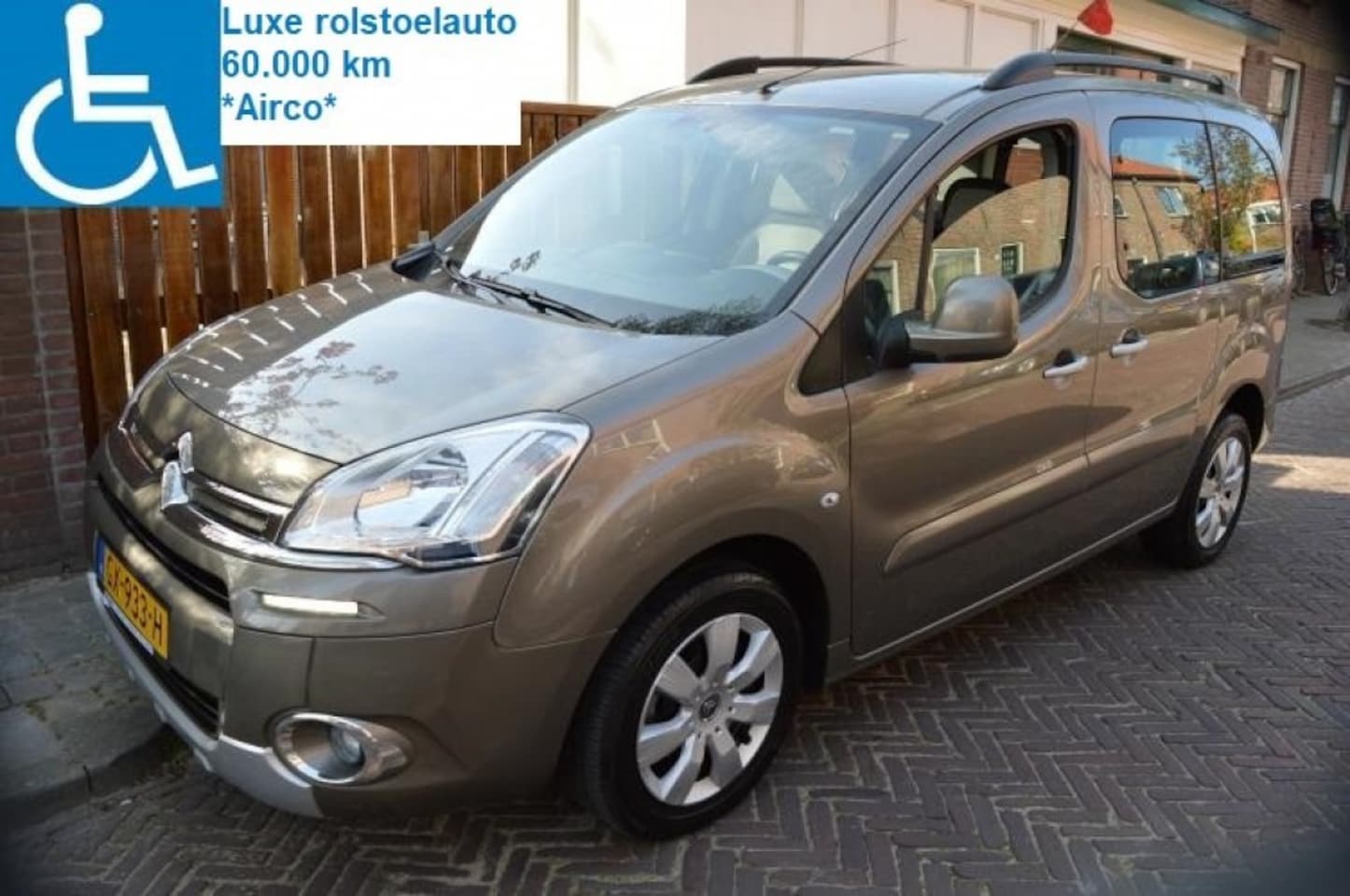 Citroën Berlingo - ROLSTOELAUTO  AIRCO  60.000 km XL-AANPASSING 4-PERSOONS - AutoWereld.nl