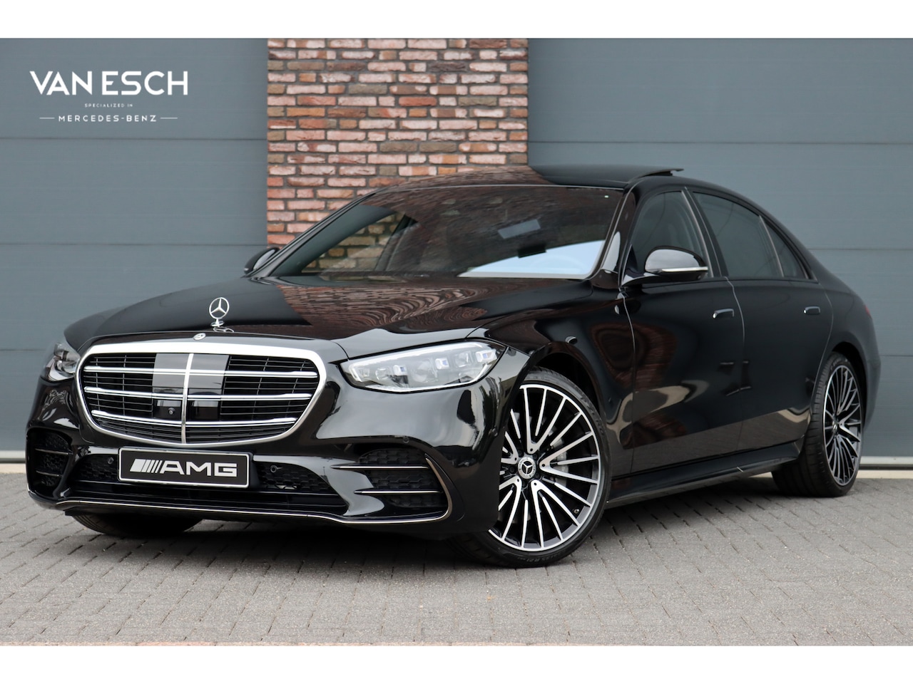 Mercedes-Benz S-klasse - 580 V8 4MATIC Lang AMG Line Aut9 | Airmatic | Chauffeurspakket | Achterasbesturing | Drive - AutoWereld.nl