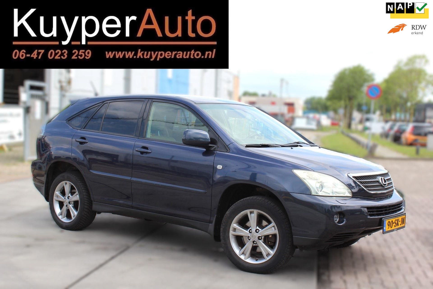 Lexus RX - 400h Executive HYBRIDE AUTOMAAT TREKHAAK VOL LEDER NAVI CAMERA SENSOREN - AutoWereld.nl