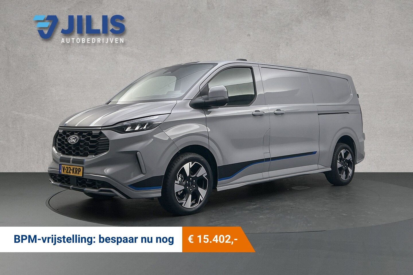 Ford Transit Custom - 2.0 TDCI L2H1 Sport | Adaptieve cruise control | 2x schuifdeur | LED | Half lederen bekled - AutoWereld.nl
