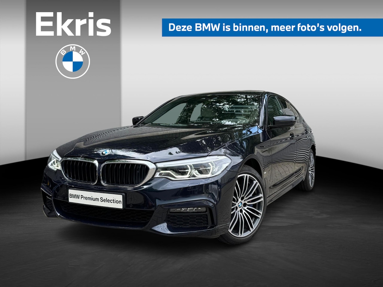 BMW 5-serie - 530e xDrive M Sportpakket | Entertainment | 19 inch M Dubbelspaak (styling 664M)in Orbit G - AutoWereld.nl