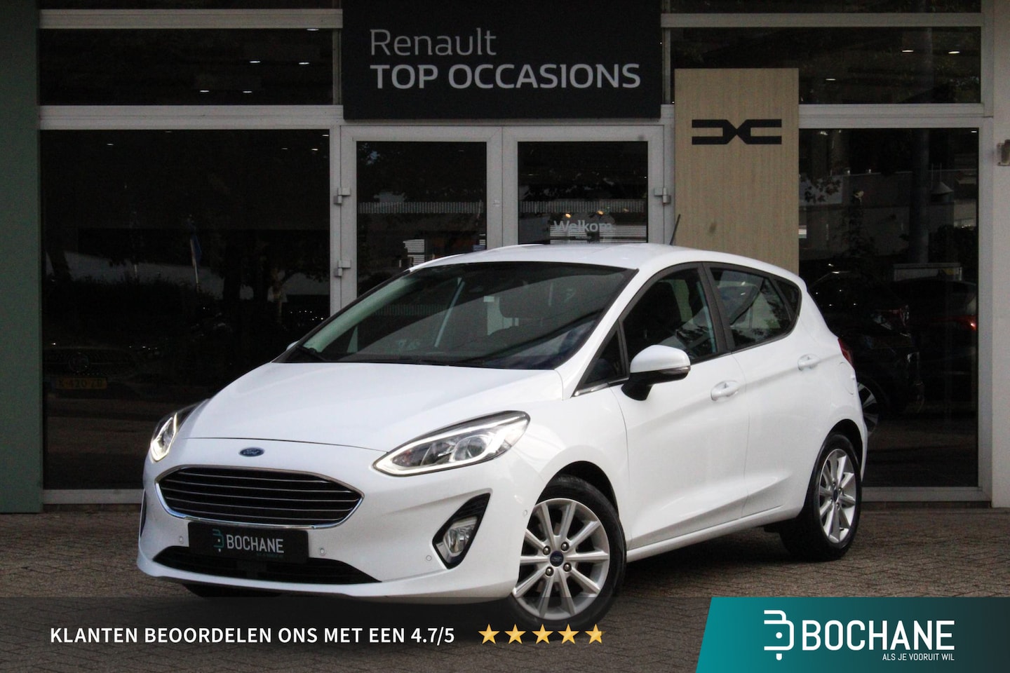 Ford Fiesta - 1.0 EcoBoost Titanium | Parkeersensoren | Achteruitrijcamera | Adaptive Cruise Control | N - AutoWereld.nl