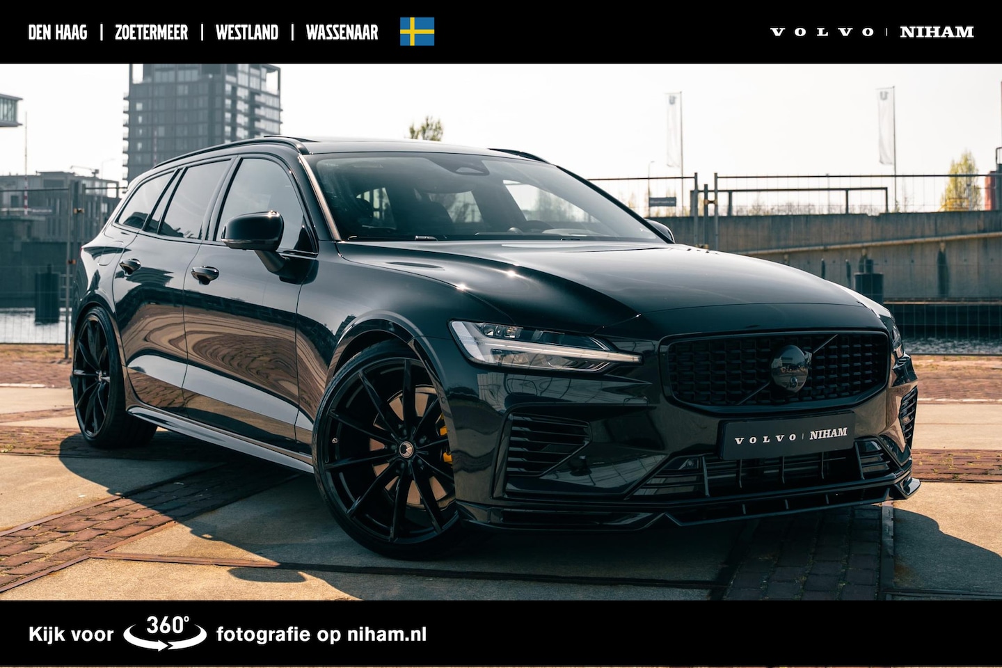 Volvo V60 - T6 RECHARGE ULTRA DARK *HEICO BLACK EDITION BY VOLVO NIHAM* VOLLEDIG HEICO UITLAATSYSTEEM| - AutoWereld.nl