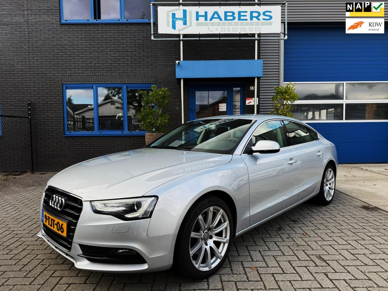 Audi A5 Sportback - 1.8 TFSI Business Edition 170PK|Origineel NL|AUT|Sportstoelen|Navi|Xenon/Led|Climate|Trekh - AutoWereld.nl