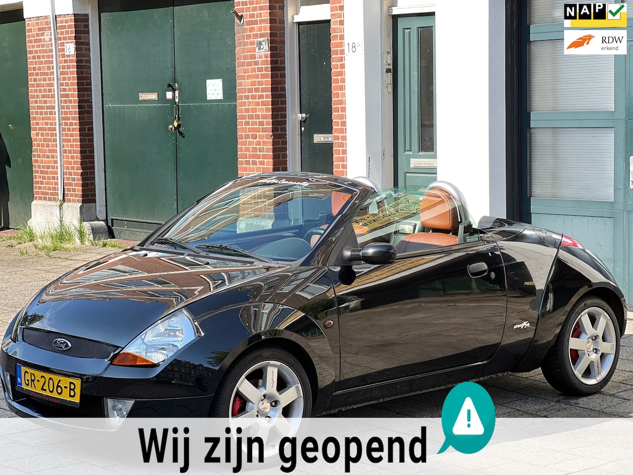 Ford Streetka - 1.6-cabrio-airco-elek ramen - AutoWereld.nl