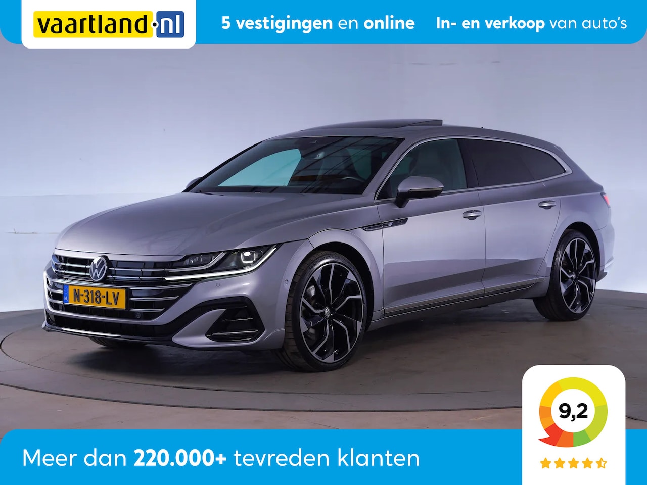 Volkswagen Arteon Shooting Brake - 1.4 e-Hybrid R-Line Business [ Panorama Leder Navi Virtual ] - AutoWereld.nl