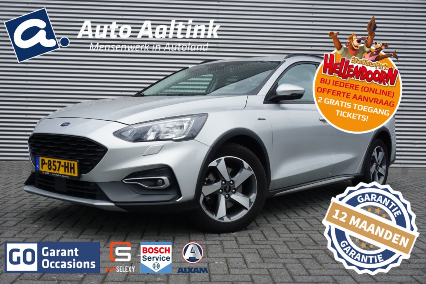 Ford Focus Wagon - 125PK Active AUTOMAAT ADAPTIVE | AFN.HAAK | WINTERPACK | LUXE! - AutoWereld.nl