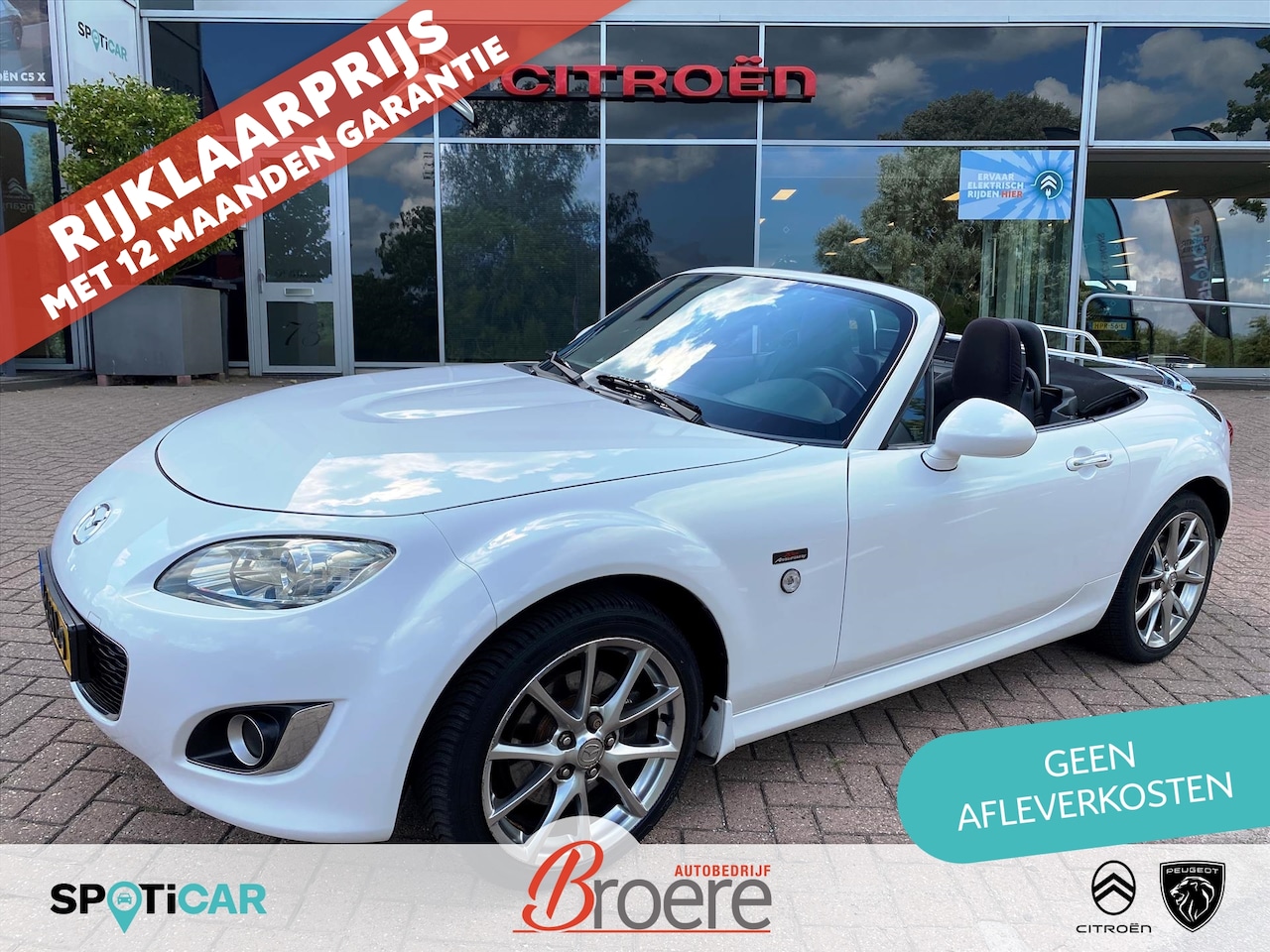 Mazda MX-5 - 1.8 20th Anniversary Roadster Cabrio | bagagerek,airconditioning, radio cd, 17 inch velgen - AutoWereld.nl
