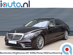 Mercedes-Benz S-klasse - 560 e Lang AMG Premium Plus Burmester/Nightview/Pano/360/Head-up/Luchtvering/Nappa/Ambient