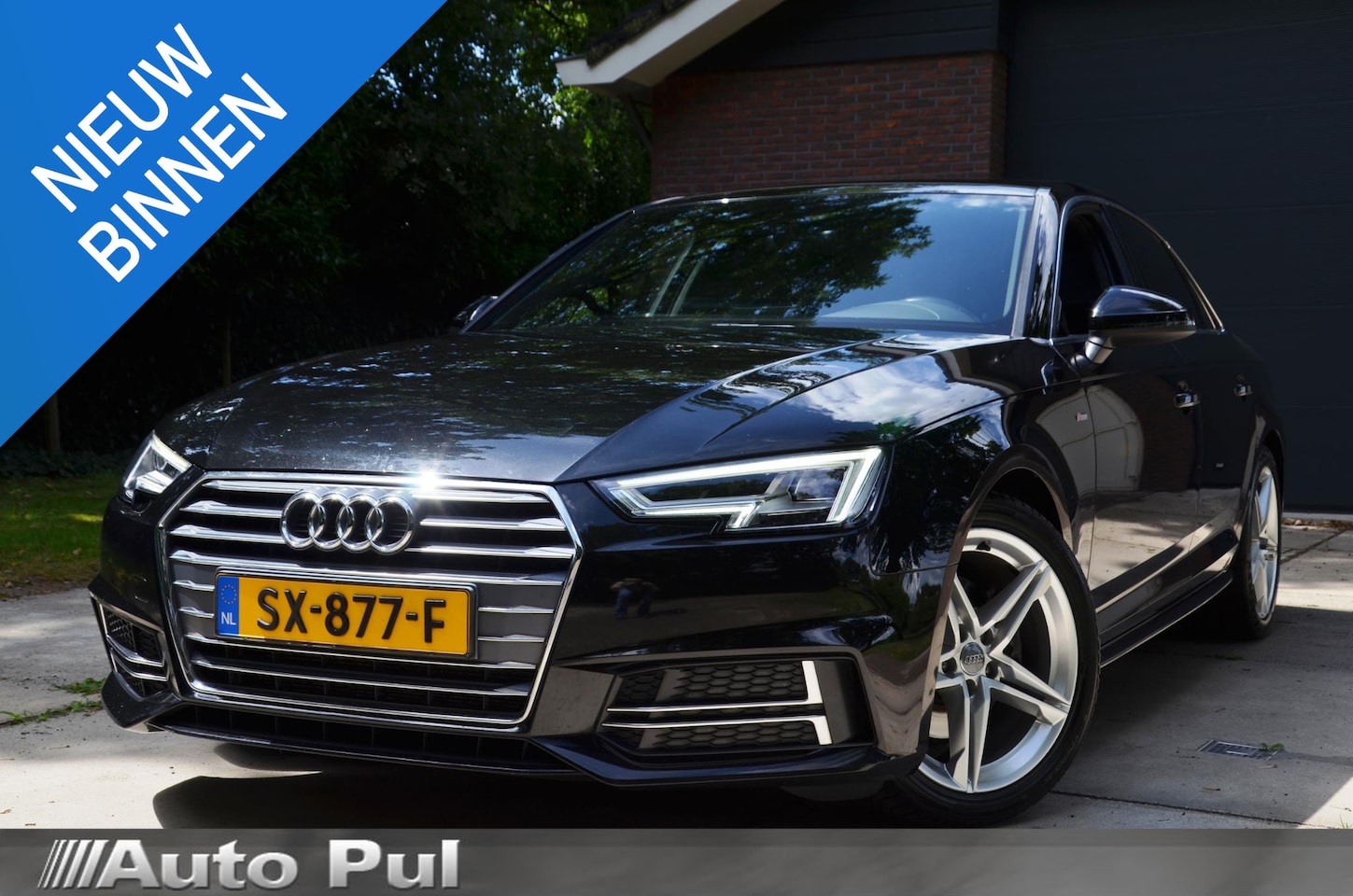 Audi A4 Limousine - 1.4 TFSI Sport S line edition Navi/Pdc/Ecc/Wegklabare Trekhaak/Lichtmetalen velgen 18" - AutoWereld.nl