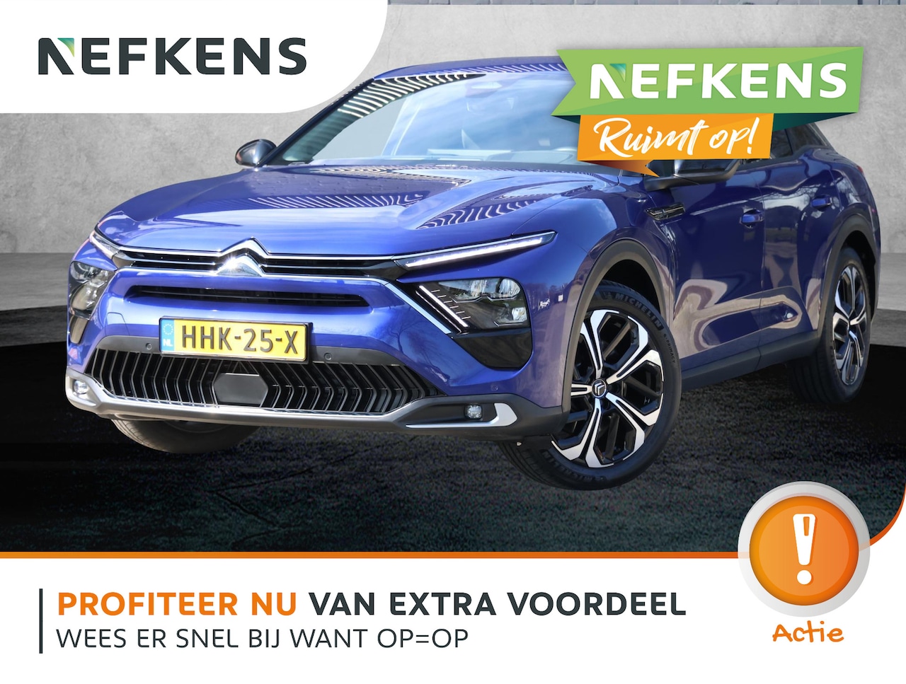 Citroën C5 X - 1.6 Plug-in Hybrid Shine | LEER | Head-Up Display | Adaptive Cruise Control | Stuurverwarm - AutoWereld.nl