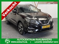 Nissan Qashqai - 1.2 TEKNA NAVIGATIE CRUISE CONTROL CLIMATE CONTROL PANORAMADAK RONDOM ZICHTCAMERA PDC ZEER