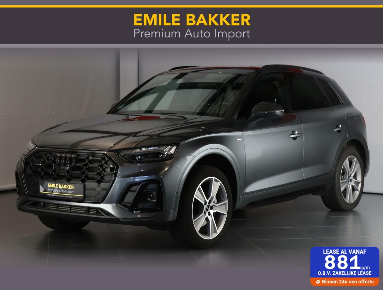 Audi Q5 - 50 TFSI e S-line PANO/TH/15.000km! - AutoWereld.nl