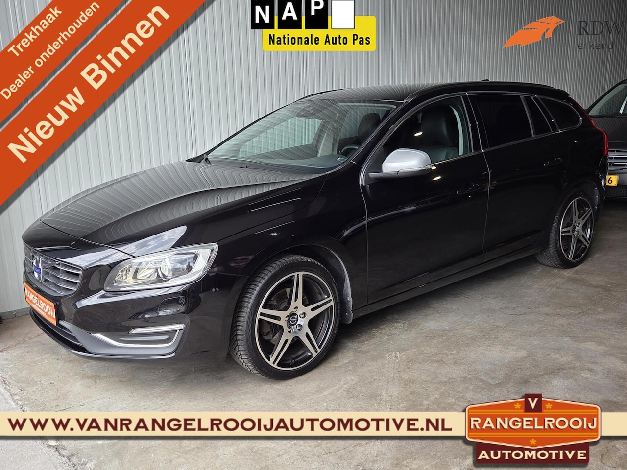 Volvo V60 - 2.0 D2 Summum 2.0 D2 Summum, ACC, BLIS, stuurverw., trekh., leer + mem., xenon - AutoWereld.nl