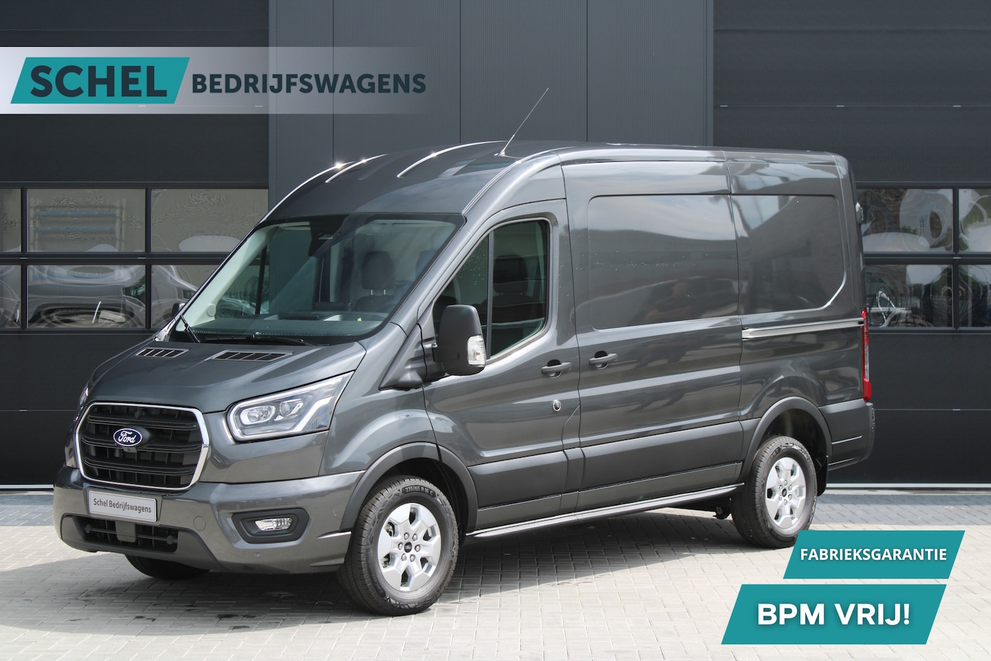 Ford Transit - 350 2.0 TDCI L2H2 Limited 165pk - 2x Schuifdeur - Adaptive Cruise - Xenon - Navi - Blind S - AutoWereld.nl