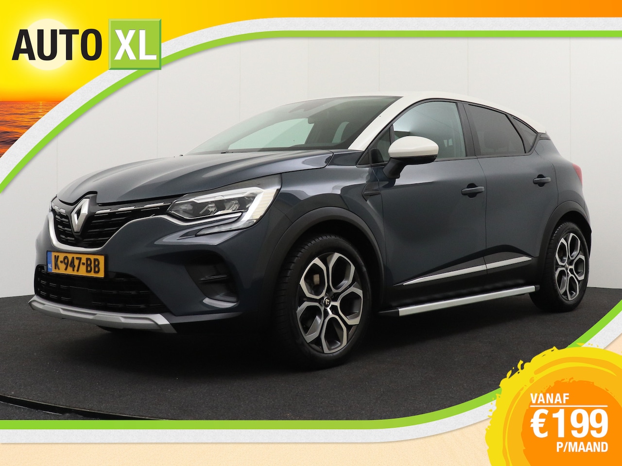 Renault Captur - 1.3 130 PK TCe Style+ Two Tone Trekhaak 18' LMV Side-step LED - AutoWereld.nl
