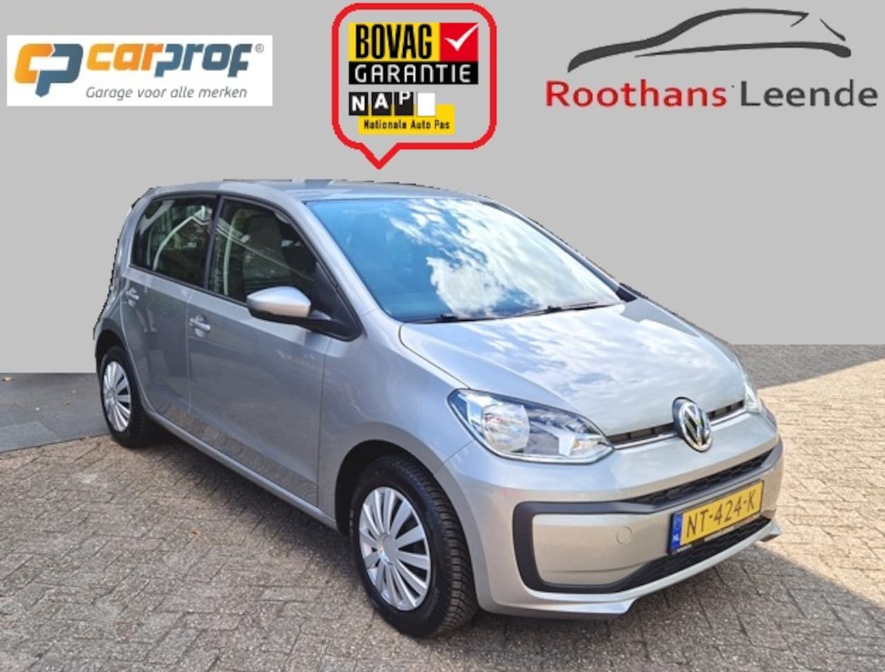 Volkswagen Up! - 1.0 60PK 5Drs BMT Move up! - Airco - AutoWereld.nl