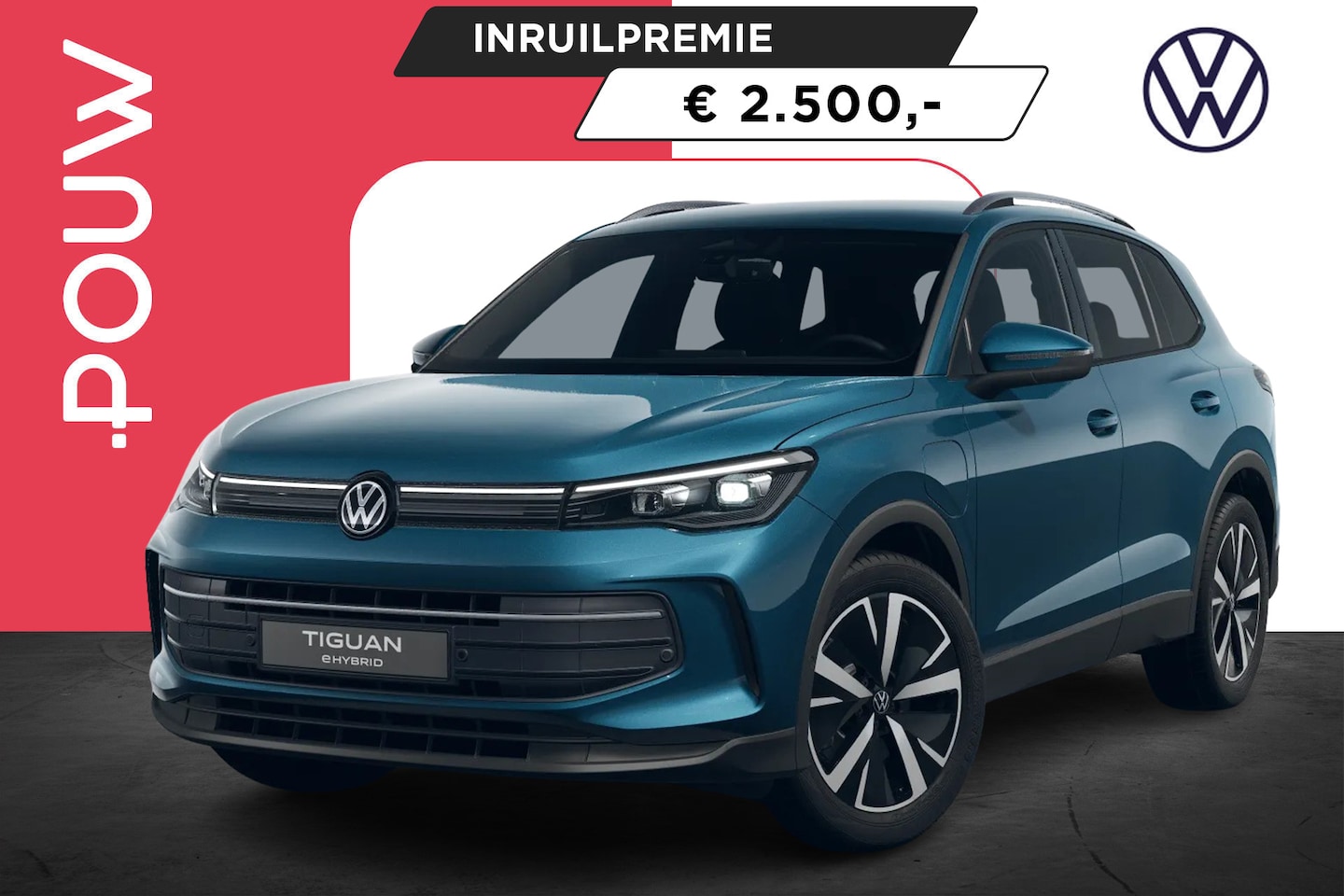 Volkswagen Tiguan - 1.5 eHybrid 204pk Life Edition | Trekhaak Pakket | Comfort Pakket - AutoWereld.nl