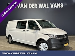 Volkswagen Transporter - 2.0 TDI L2H1 Dubbele Cabine Euro6 Airco | 5-Zits | Navigatie | Trekhaak | Apple Carplay An