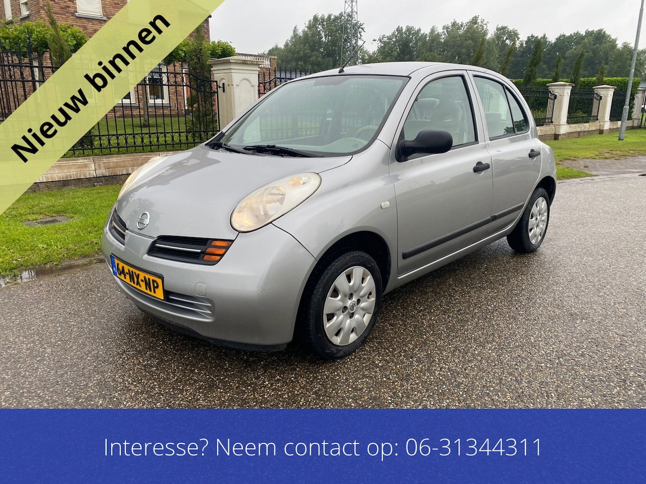Nissan Micra - 1.2 Visia Nette Auto 5 Deurs Trekhaak . - AutoWereld.nl