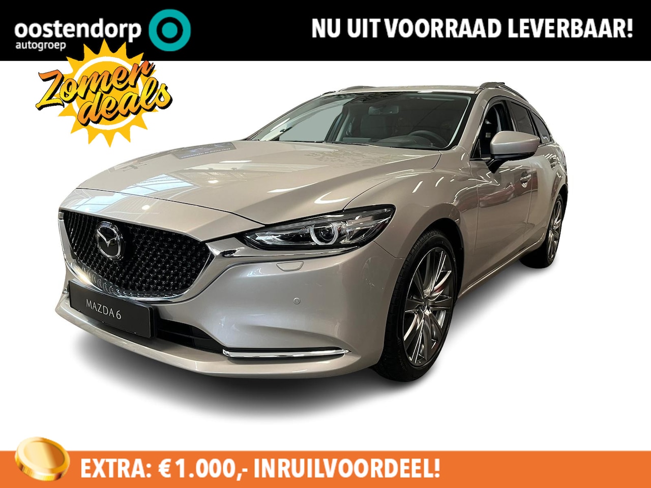 Mazda 6 Sportbreak - 2.0 SkyActiv-G 165 Exclusive-Line | Comfort pack | € 10.700,- Voorraad Voordeel | - AutoWereld.nl