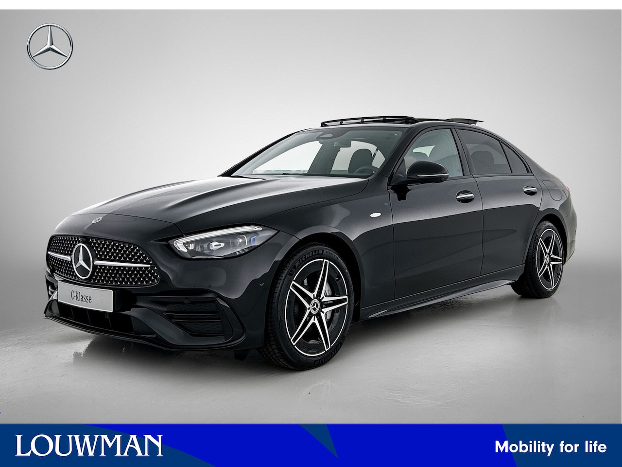 Mercedes-Benz C-klasse - 300 e Business Solution AMG | Trekhaak | Nightpakket | AMG Line Premium Plus | Parkeerpakk - AutoWereld.nl