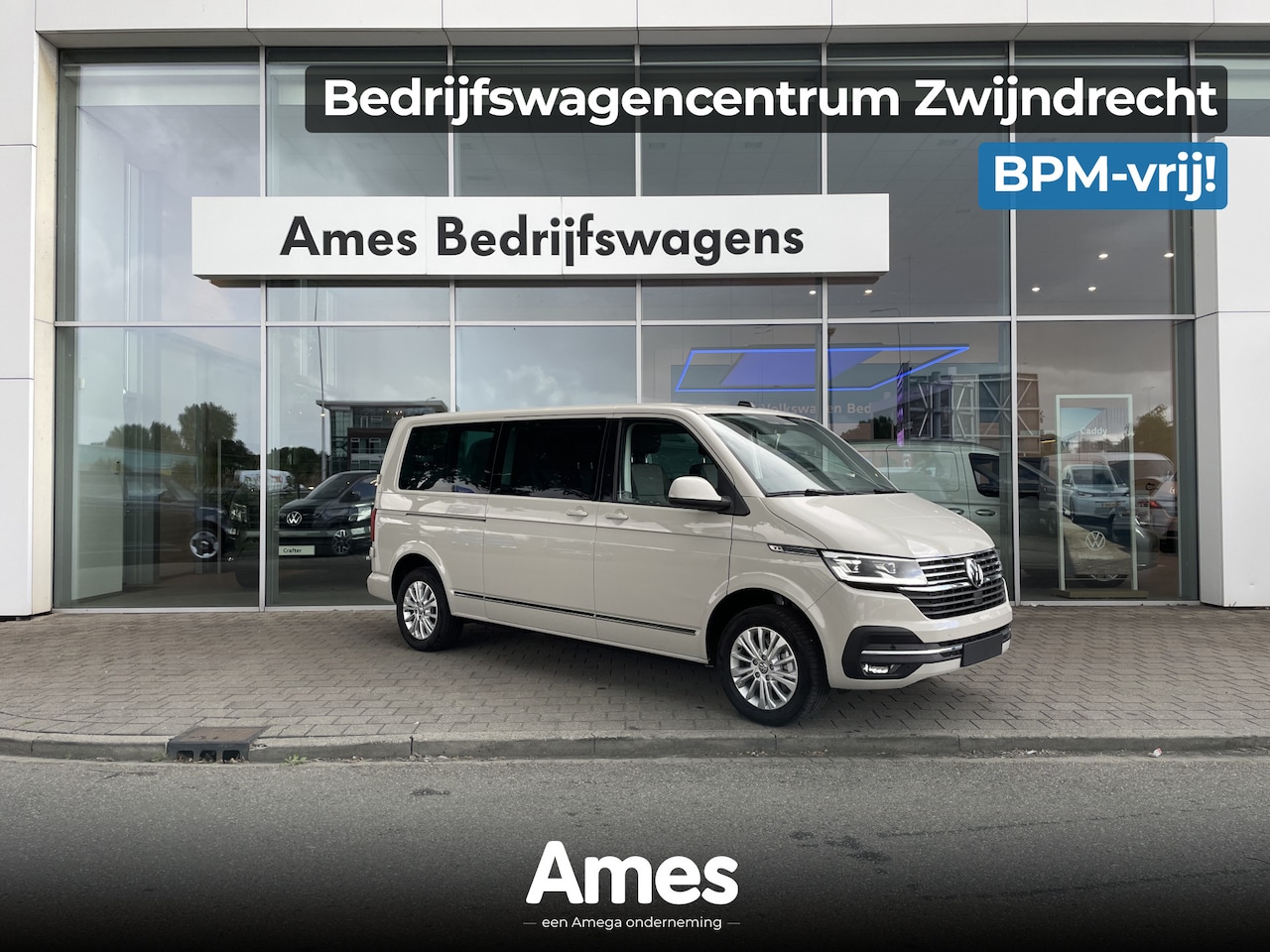 Volkswagen Transporter Caravelle - 2.0 TDI 150PK DSG DC | Led | Digital cockpit | Leer | Schuifdeuren elektrisch - AutoWereld.nl