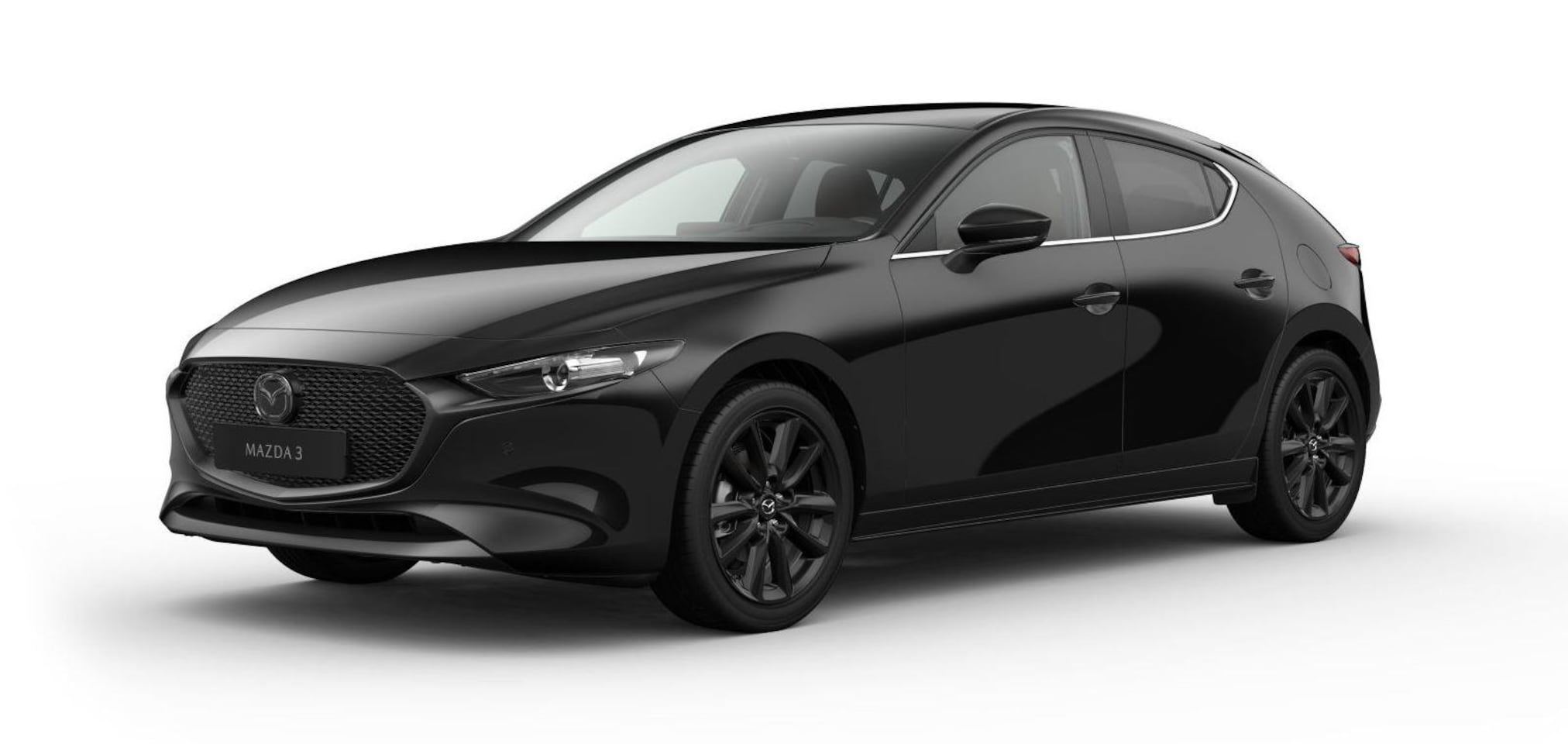 Mazda 3 - 2.5 e-SkyActiv-G M Hybrid 140 Homura / Jet Black - AutoWereld.nl