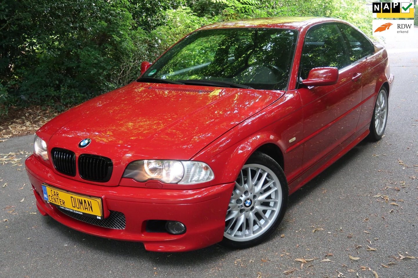 BMW 3-serie Coupé - 320Ci Executive M SPORT E46 IMOLA-ROT YOUNGTIMER - AutoWereld.nl