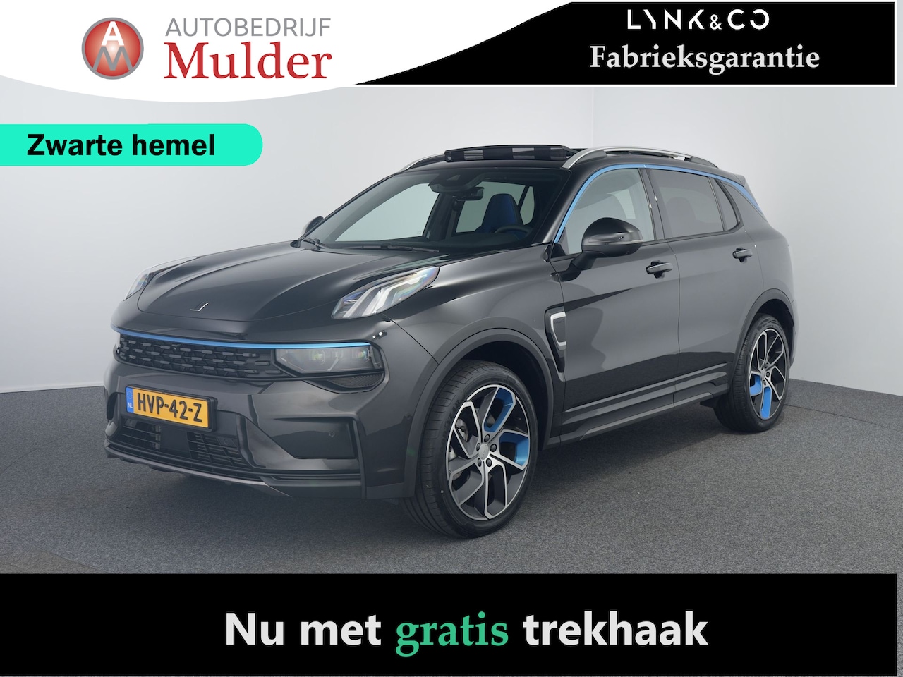 Lynk & Co 01 - 1.5  Zwarte hemel | Trekhaak | Pano | ACC | 360 Camera - AutoWereld.nl
