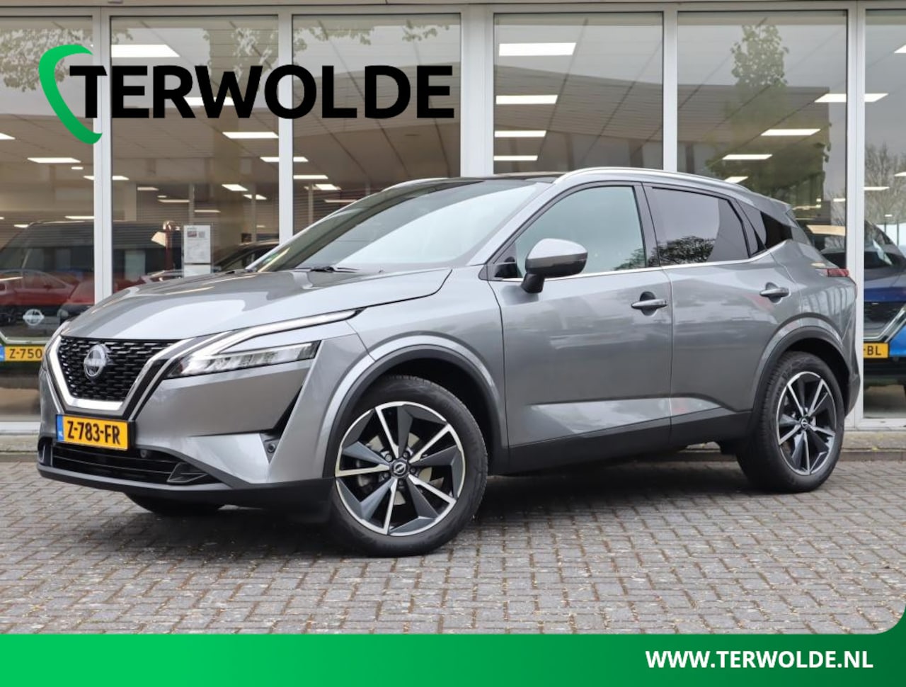 Nissan Qashqai - 1.3 MHEV Tekna | Panoramadak | Head-Up | Stoel-, stuur- en voorruitverw. | - AutoWereld.nl