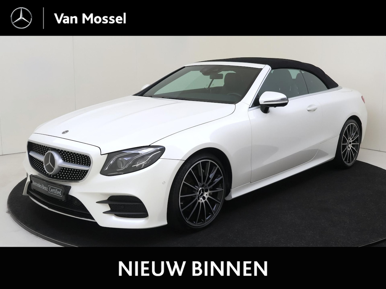 Mercedes-Benz E-klasse Cabrio - 200 Premium Plus / Stoelverwarming / 360Graden-Camera / Burmester / Stoelverkoeling / - AutoWereld.nl