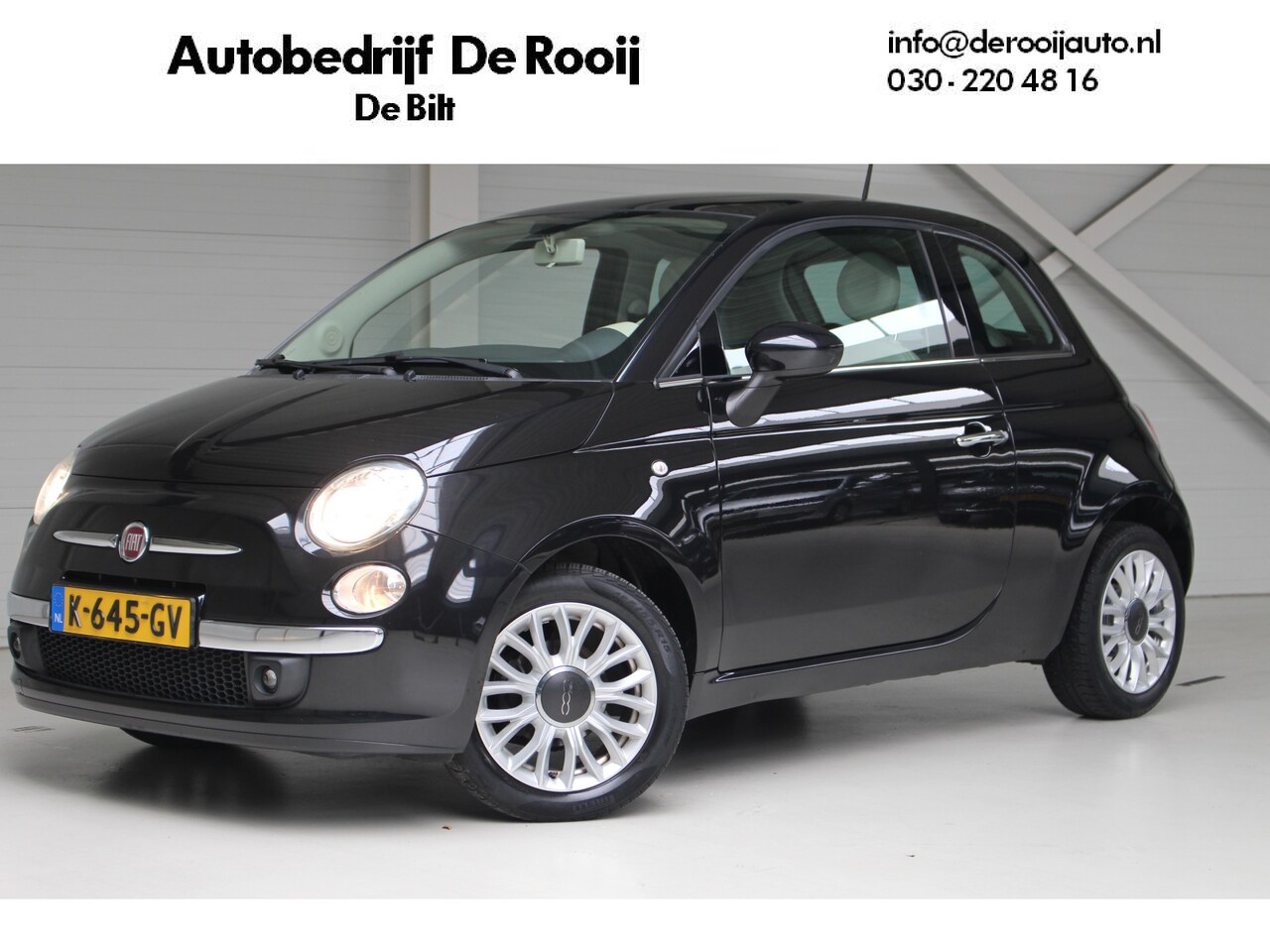 Fiat 500 - 1.2 Lounge Panoramadak | Airco | Radio | Sportvelgen - AutoWereld.nl